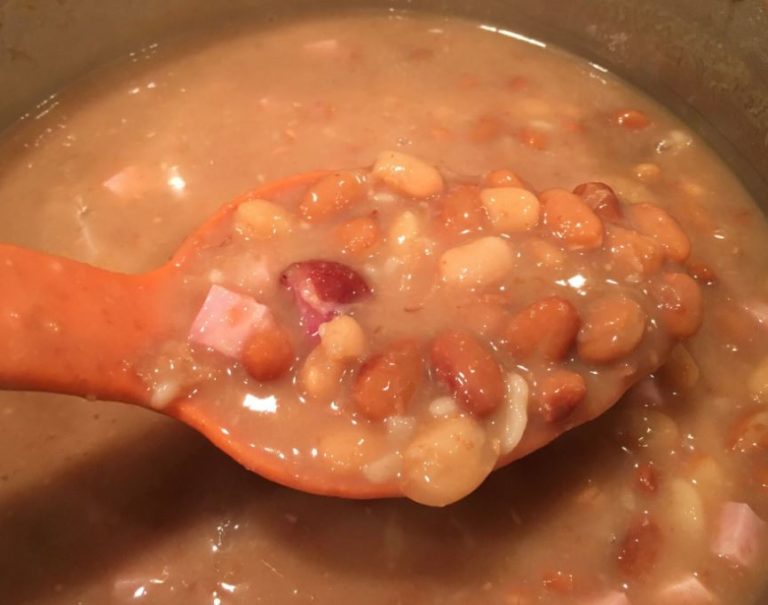Ham And Bean Soup Instant Pot Recipe Perfect For Your Leftover Ham Bone She Cooks With Help