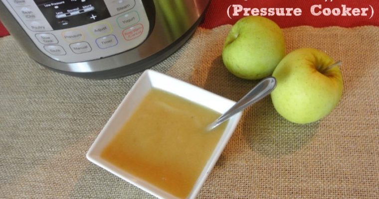 Easy Homemade Applesauce with Pressure Cooker