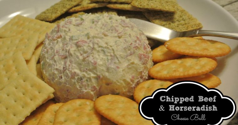 Chipped Beef & Horseradish Cheese Ball