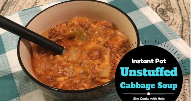 Unstuffed Cabbage Soup {Instant Pot Recipe}