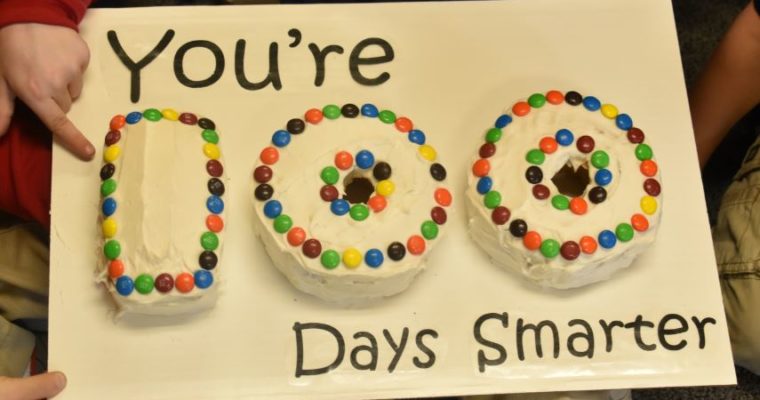 You’re 100 Days Smarter Cake {Celebrating 100 Days of School}