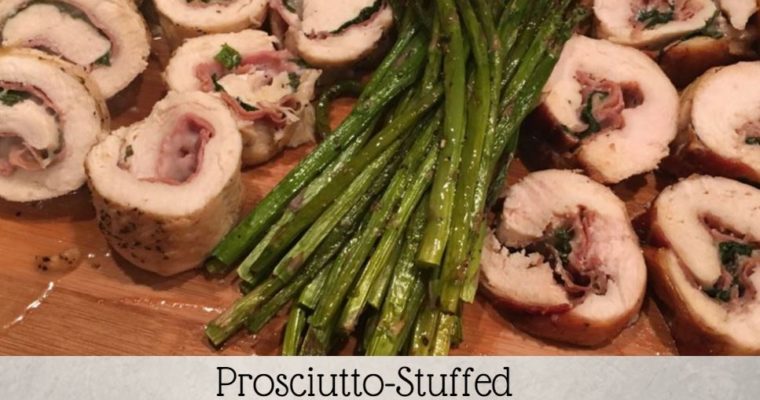 Prosciutto-Stuffed Chicken with Asparagus {Cast Iron AND Instant Pot Recipe}