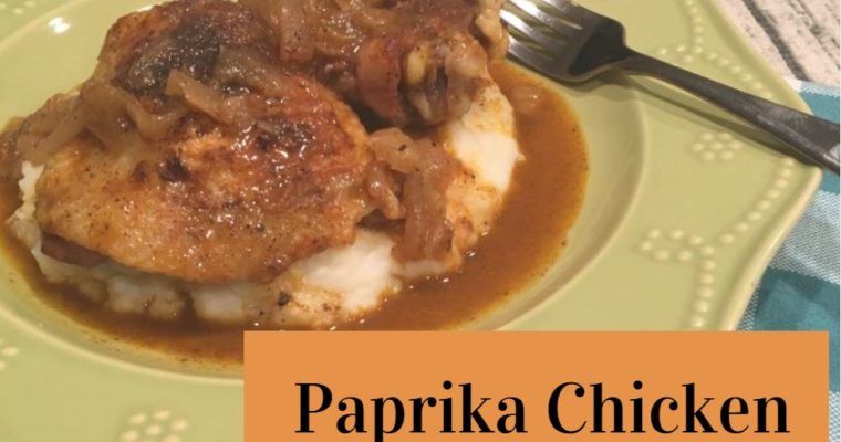 Braised Paprika Chicken Thighs