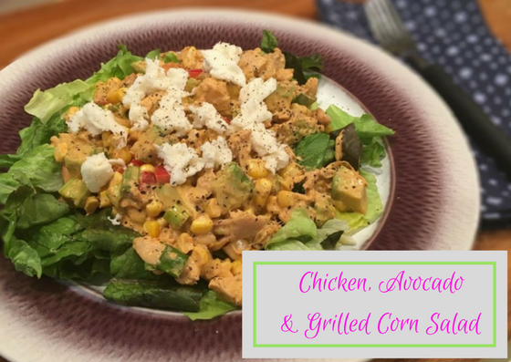 Chicken, Avocado & Grilled Corn Salad