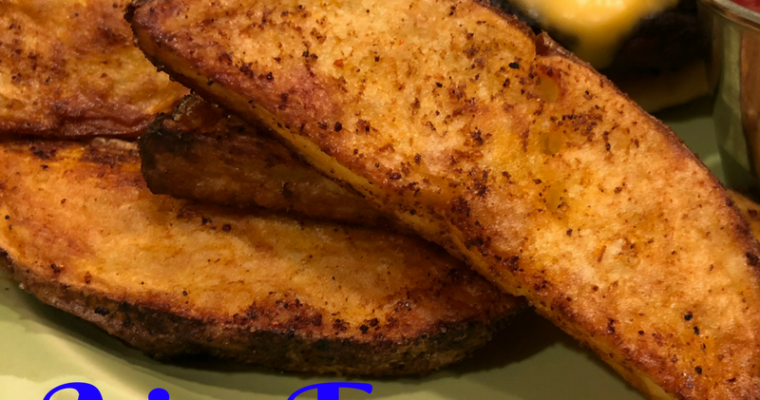 Seasoned Crispy Potato Wedges – Air Fryer Recipe