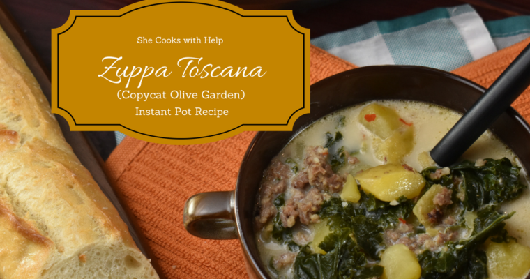 Zuppa Toscana Instant Pot Recipe {CopyCat from Olive Garden)