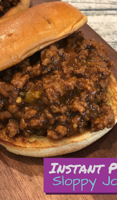 Instant Pot Sloppy Joes – Perfect weeknight meal!!